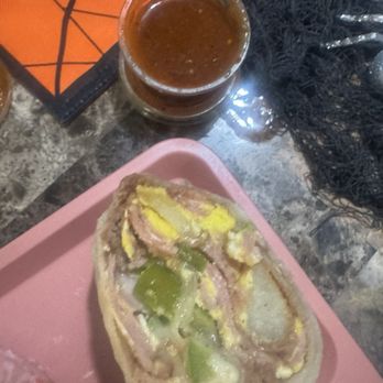 Los Primos Restaurant Y Taquería - My DELICIOUS 1/2! It's A LOT! Leftovers too! - New Mexican Cuisine Near Me - Fresno, California