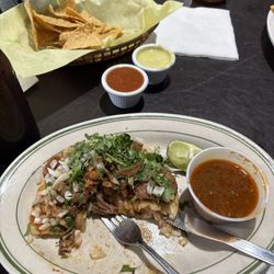 Dos Culturas - Beria pupusa, so rich, tender melt in your mouth beef.