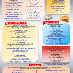 Pancake House - New Breakfast Menu
