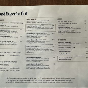Grand Superior Grill - Menu - American Near Me - Two Harbors, Minnesota