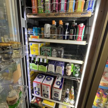USA Liquor - a refrigerator full of drinks and beverages - Beer, Wine & Spirits Near Me - Chula Vista, California