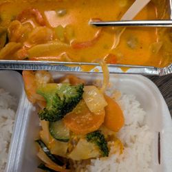 Asia Restaurant - Prawns in red curry