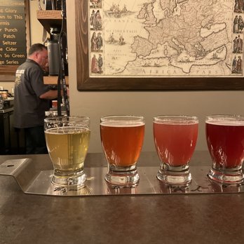 Noble Roots Brewing Company - Flight in taproom. - Breweries Near Me - Green Bay, Wisconsin Noble Roots Brewing Company - Flight in taproom. - Breweries Near Me - Green Bay, Wisconsin