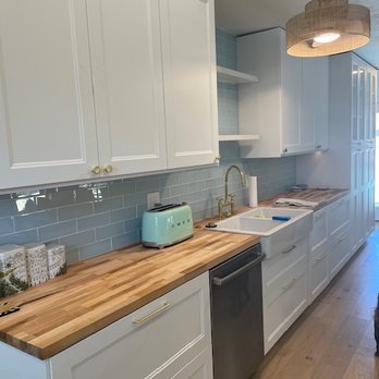 Simmons Floor Covering - AFTER: New floors, lighting, cabinets, can lights, countertops, ceiling fan(s) - Carpeting Near Me - Denton, Texas