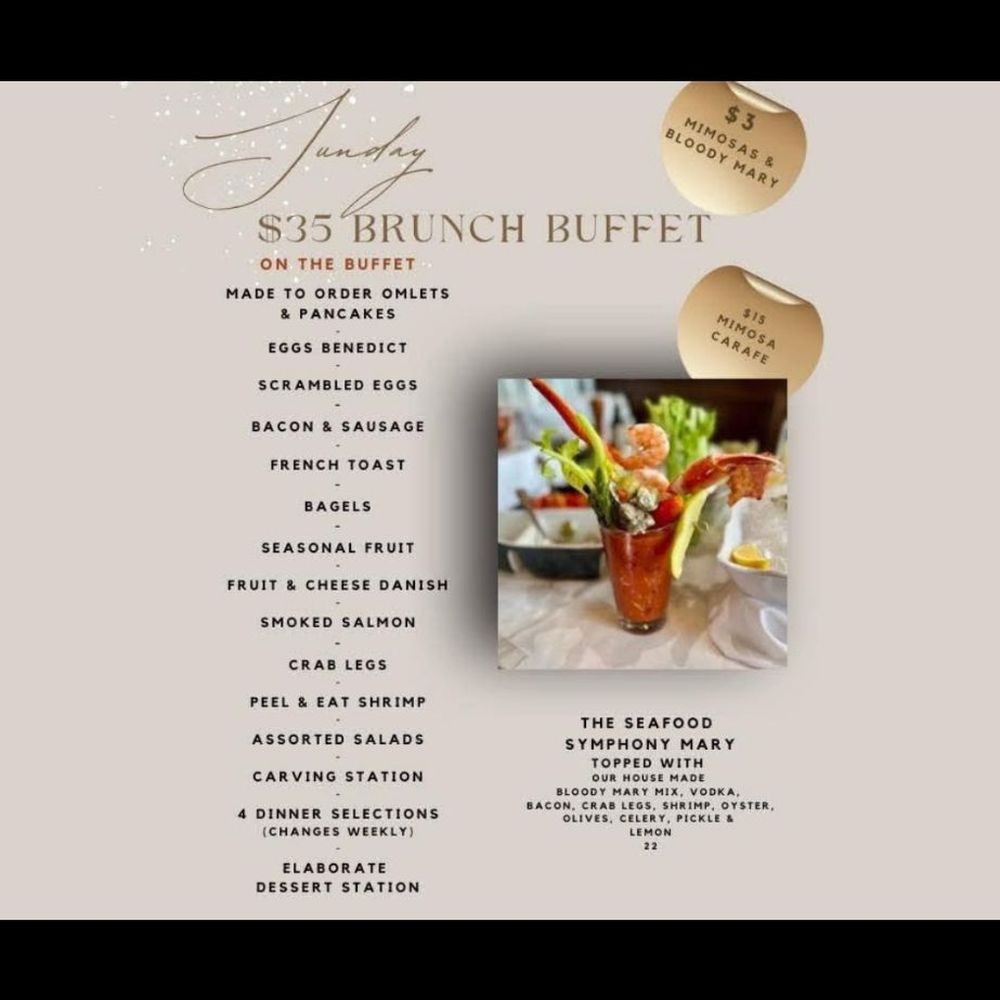Special brunch pop-up menu September 2025 Special brunch pop-up menu September 2025