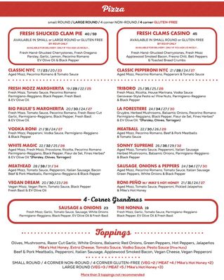 Menu photo 8 Andrew Bellucci's Pizzeria Astoria, NY Menu photo 8 Andrew Bellucci's Pizzeria Astoria, NY