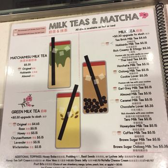 Tea Brick - Milk teas and matcha menu - Tea Rooms Near Me - Monterey Park, California Tea Brick - Milk teas and matcha menu - Tea Rooms Near Me - Monterey Park, California