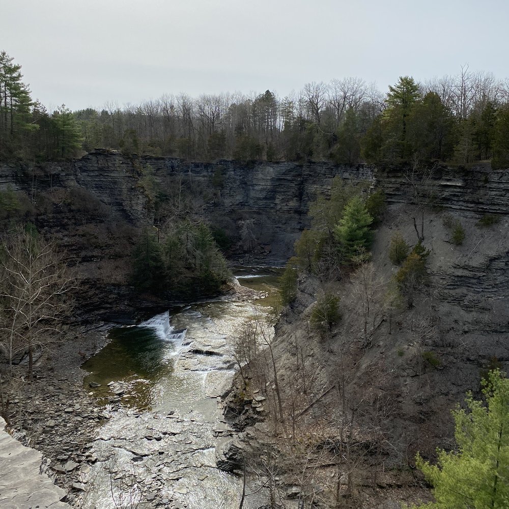 Taughannock Falls State Park - Upper trail falls lookout - Hiking Near Me - Trumansburg, New York