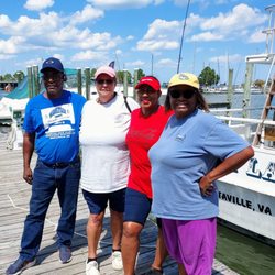 G&G Charters - Happy people who went on a fishing trip.