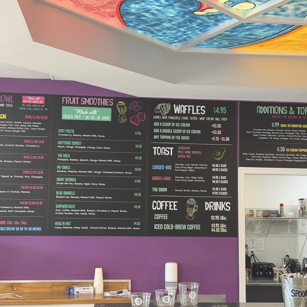 The Spot - Menu at "The Spot" - Ice Cream & Frozen Yogurt Near Me - Kitty Hawk, North Carolina The Spot - Menu at "The Spot" - Ice Cream & Frozen Yogurt Near Me - Kitty Hawk, North Carolina