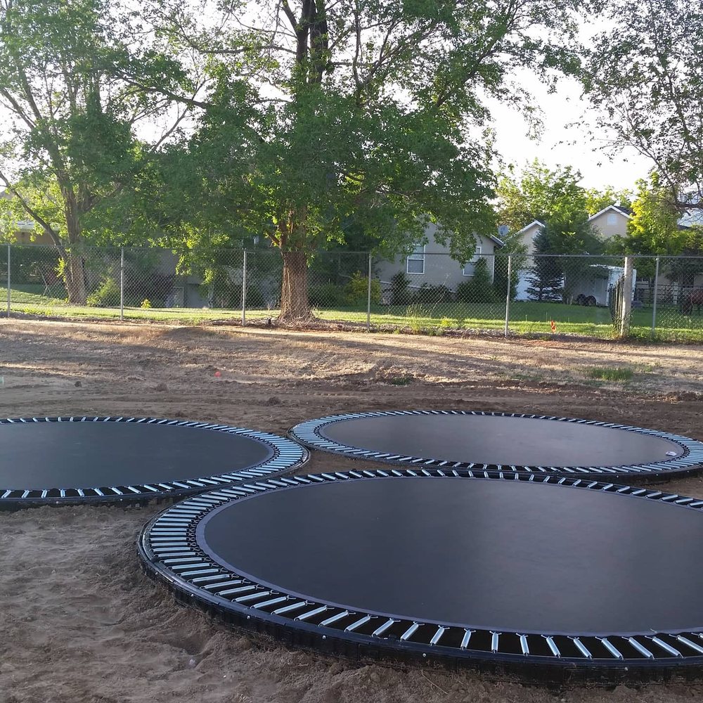 Slide of Trampoline Holes