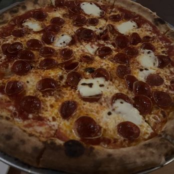 Cosmos Snack Bar - The Red with pepperoni. - Pizza Near Me - Reno, Nevada