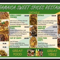 Jamaica Sweet Spices - Jamaica Sweet Spices Restaurant Menu!