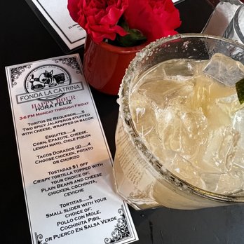 Fonda La Catrina - Happy Hour.  I recommend the Paloma! - Mexican Near Me - Seattle, Washington