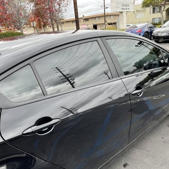 Dynamic Auto Custom - Kia Forte tinted by the window tinting. - Car Window Tinting Near Me - Santa Ana, California