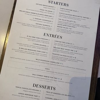 Table Rock House Restaurant - menu - American Near Me - Niagara Falls, Ontario Table Rock House Restaurant - menu - American Near Me - Niagara Falls, Ontario