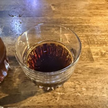 Bigs - Jager bomb with ice on left and Jager with a splash of Red Bull - Sports Bars Near Me - Fullerton, California