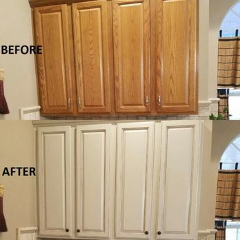 N-Hance - a before and after picture of a kitchen - Flooring Near Me - Austin, Texas N-Hance - a before and after picture of a kitchen - Flooring Near Me - Austin, Texas