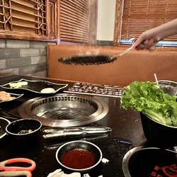 Seoul Korean BBQ & Hotpot - Changing out the grill top