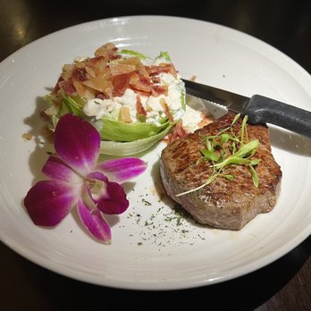 The Boulevards Bar & Grill - Steak with Wedge Salad - American Near Me - Palm Desert, California The Boulevards Bar & Grill - Steak with Wedge Salad - American Near Me - Palm Desert, California