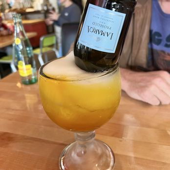 Hopdoddy Burger Bar - Pineapple Margarita with Prosecco - Burgers Near Me - El Segundo, California Hopdoddy Burger Bar - Pineapple Margarita with Prosecco - Burgers Near Me - El Segundo, California
