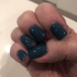 Once Upon a Nail - Beautiful teal green nails