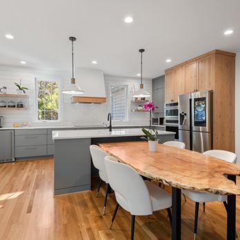 Lane Homes & Remodeling - Mountain Modern Kitchen and Living Room Remodel in Charlottesville - General Contractors Near Me - Richmond, Virginia Lane Homes & Remodeling - Mountain Modern Kitchen and Living Room Remodel in Charlottesville - General Contractors Near Me - Richmond, Virginia