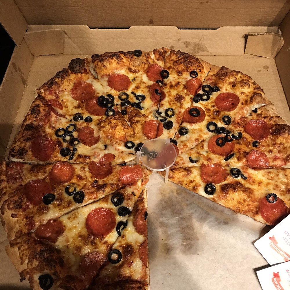 Village Pizza - Pepperoni and black olives - Pizza Near Me - Fort Mill, South Carolina Village Pizza - Pepperoni and black olives - Pizza Near Me - Fort Mill, South Carolina