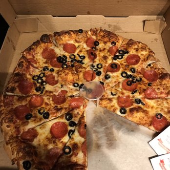 Village Pizza - Pepperoni and black olives - Pizza Near Me - Fort Mill, South Carolina Village Pizza - Pepperoni and black olives - Pizza Near Me - Fort Mill, South Carolina