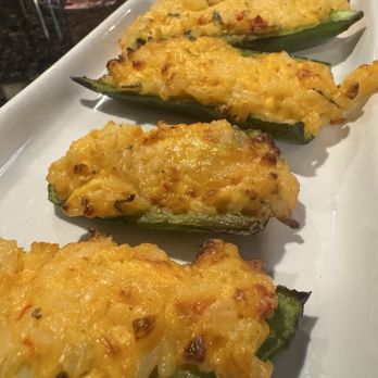 Cellar District - Baked Jalapeno Poppers (GF, V) - New American Near Me - Fond du Lac, Wisconsin Cellar District - Baked Jalapeno Poppers (GF, V) - New American Near Me - Fond du Lac, Wisconsin