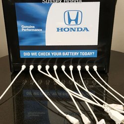 Sussex Honda - Convenient charging station in the customer waiting area.