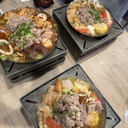 #8 Taiwanese Spicy Hot Soup and #4 Beef Hot Soup #8 Taiwanese Spicy Hot Soup and #4 Beef Hot Soup