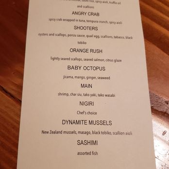 KAI ZAN - Omakase Menu - Asian Fusion Near Me - Chicago, Illinois