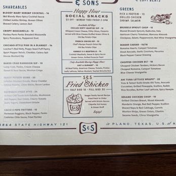 Seager & Sons - Menu - Pizza Near Me - Plano, Texas Seager & Sons - Menu - Pizza Near Me - Plano, Texas