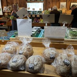 Barker's Farm Fresh Vegetables - Sausage to the left of the bread is fantastic -but a lil pricey