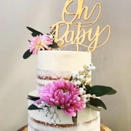 2 tiered rustic vanilla cake with lemon curd - $140 2 tiered rustic vanilla cake with lemon curd - $140