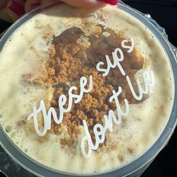 Boba + Brew - Biscoff top