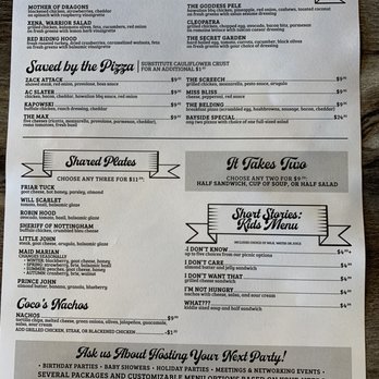 Pure Imagination Cafe - Menu side 2 - Coffee & Tea Near Me - Rochester, New York