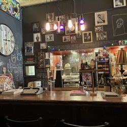 Full Circle Book - Bar area for drinks at chatting