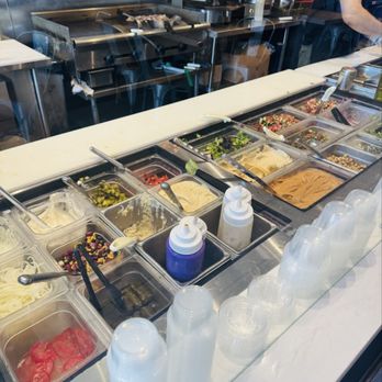 Yafa Hummus - Salad bar - Mediterranean Near Me - Tracy, California