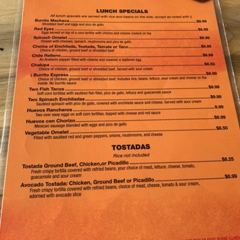 Mazatlan Grill - Lunch menu - Mexican Near Me - Klamath Falls, Oregon
