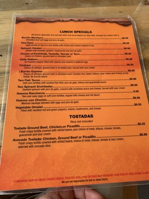 Menu photo 1 Mazatlan Grill Klamath Falls, OR