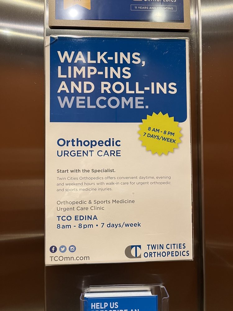 Twin Cities Orthopedics - patient advocate in Edina, MN