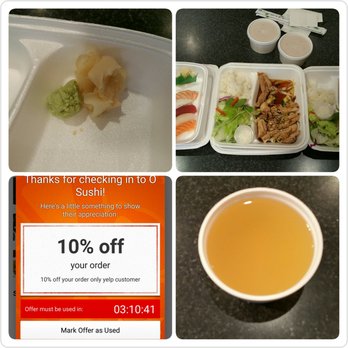 O Sushi - No 10% off...said promo was cancelled a year ago...seriously - Sushi Bars Near Me - Toronto, Ontario