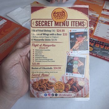 Crab N Spice - Secret Menu Items - Seafood Near Me - Claremont, California Crab N Spice - Secret Menu Items - Seafood Near Me - Claremont, California