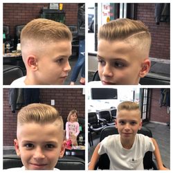 Avenue N Barber Shop - Comb over with the high fade