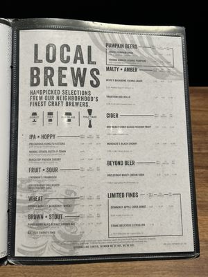 Menu photo 6 Yard House Portsmouth, VA