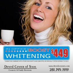 Dental Center of Texas - In Office Laser Teeth Whitening