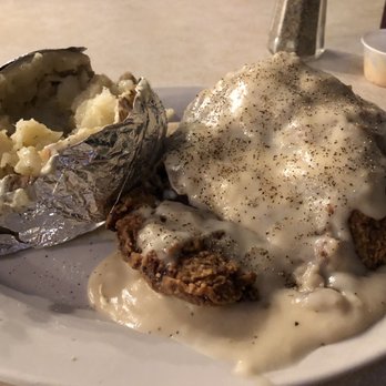 Magnolia Cafe - Chicken Fried Steak and Baked Potato. Both are excellent! - Cafes Near Me - Durant, Oklahoma Magnolia Cafe - Chicken Fried Steak and Baked Potato. Both are excellent! - Cafes Near Me - Durant, Oklahoma