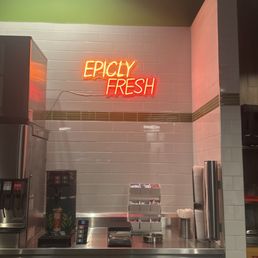The condiments area!